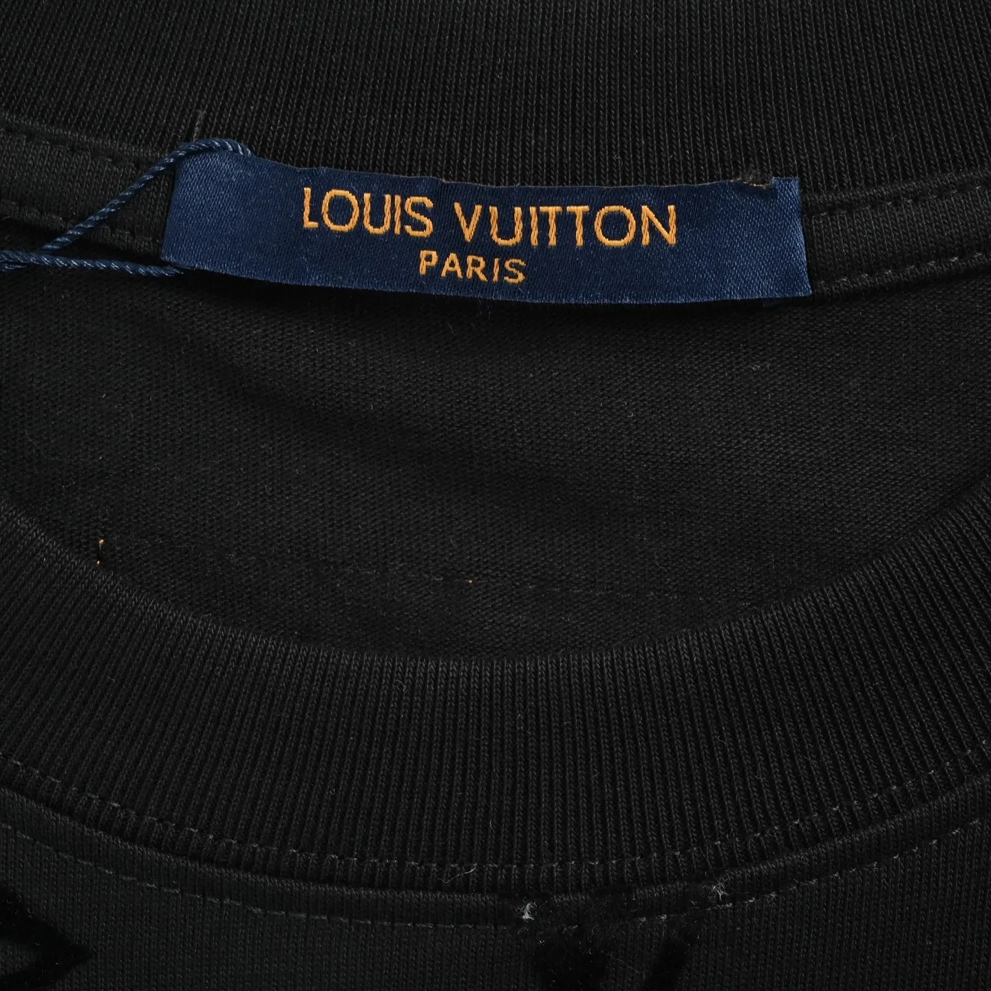 Louis Vuitton/Louis Vuitton 26ss all-over printed old flower flocking short sleeves
